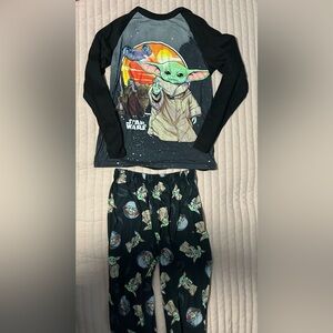 Kids Star Wars Kids Pajamas - Black and Green size M